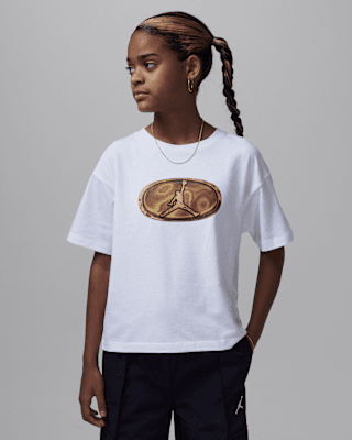 Jordan 1st Baby Blue T Shirt altere Kinder Nike DE